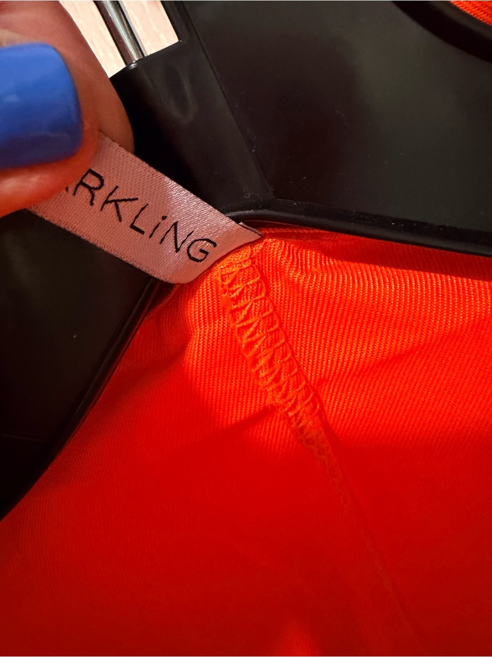 Miss Sparkling Two piece blazer and shorts set in Bright Orange size small NWOT - Picture 15 of 16